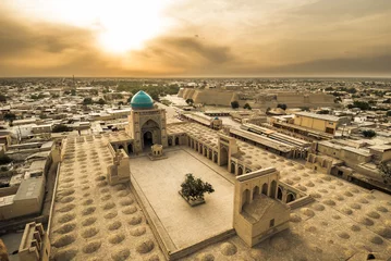 Papier peint moyen-Orient Panorama of Bukhara, Uzbekistan