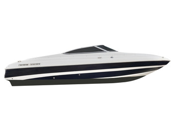 boat isolated on white background