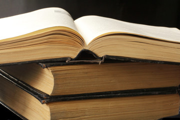 three old big books