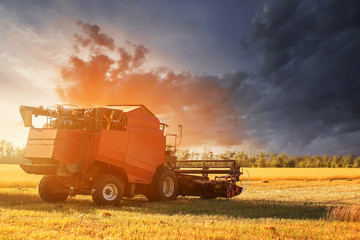 combine harvester