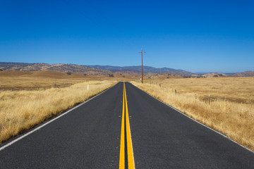 The road in the desert