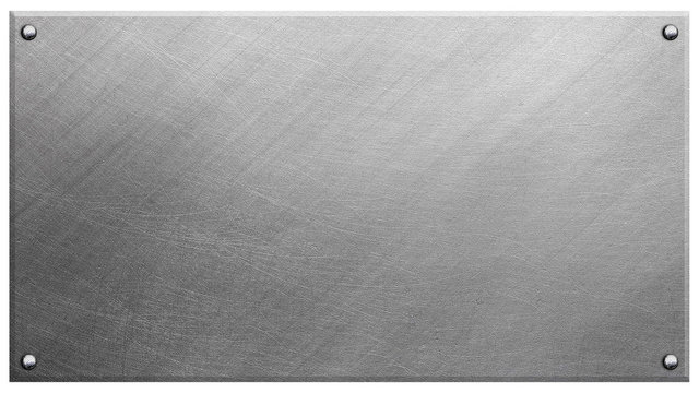 Polished metal plate steel board rivets