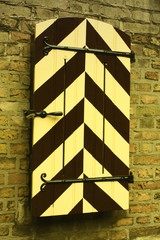 Old royal military window in Inner Court - Hall of Knights, The