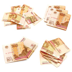 Collection of Russian rubles