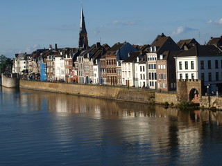 Fototapeta na wymiar Panorama of Maastricht, Netherlands