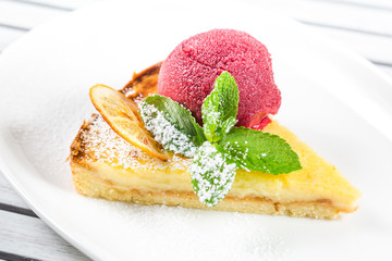 delicious sweet piece of cake