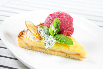 delicious sweet piece of cake