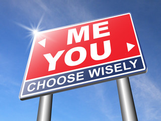 choosing between me and you