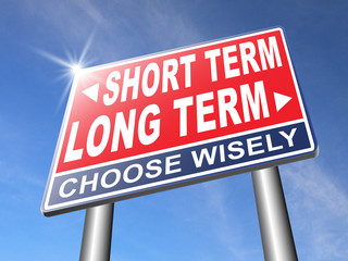 long or short term planning or thinking