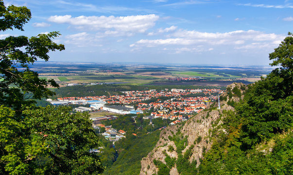 Blick auf Thale im Harz