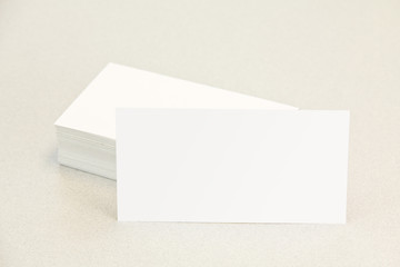 Business cards right