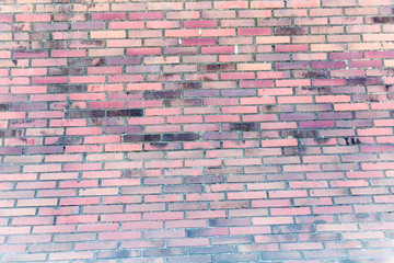 Textur aus Mauerwerk gebogen