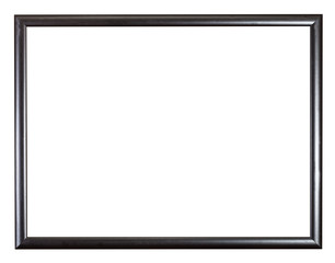 modern black narrow wooden picture frame