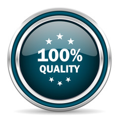 quality blue glossy web icon