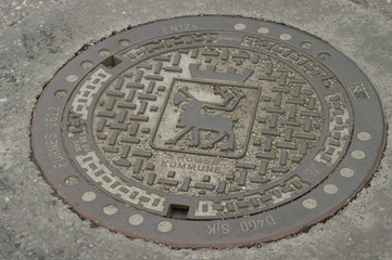 Норвегия. Крышка люка