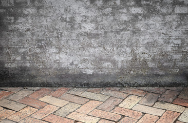 Empty room interior background texture