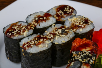 Eel sushi