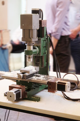 The image of metal-working machine