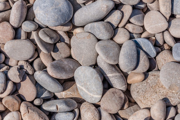 Runde Kieselsteine