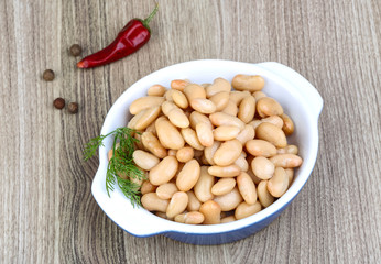 Canned white beans