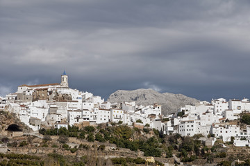 Obraz premium Municipio de Yunquera en la comarca de la sierra de las Nieves, Málaga