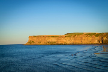 Sunset Cliff at Saltburn by the sea