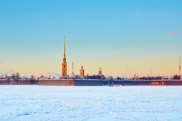 Peter and Paul Fortress in St. Petersburg, Russia