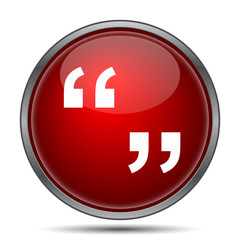 Obraz premium Quotation marks icon