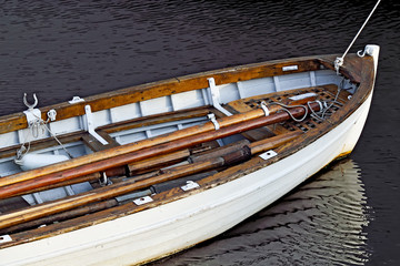 White rowing boat