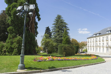 Naklejka premium Palace, Jardines de la Granja de San Ildefonso, monuments in Spa