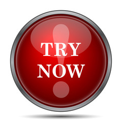 Obraz premium Try now icon