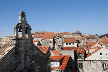 Fototapeta premium The Walled City of Dubrovnic in Croatia Europe It is one of the most delightful tourist resorts of the Mediterranean. Dubrovnik is nicknamed 