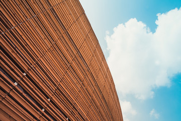 Abstract architecture and sky