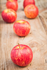 Red Apples Fresh Lime Green.
