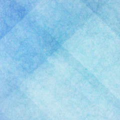 blue background with white angled blocks and stripes in abstract pattern with vintage scratch texture design and faint detailed brush strokes