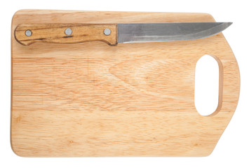 Knife and cutting board