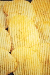 Potato chip background