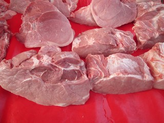 Raw pork