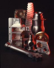 Pièces usinées en acier