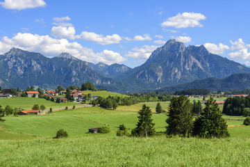 Fototapeta na wymiar schöne Landschaft im Allgäu