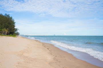 Fototapeta na wymiar The view of Thailand beach