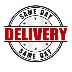 Same day delivery stamp