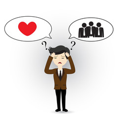 Headache businessman