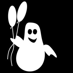 Funny Ghost Halloween balloons