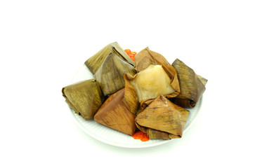 chinese new year food , isolate on white background