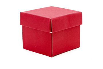 Red Gift Box with cap