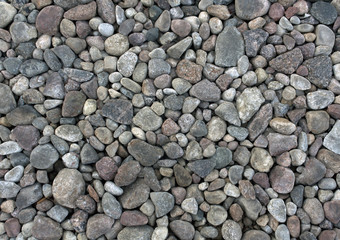 Gray stones texture.