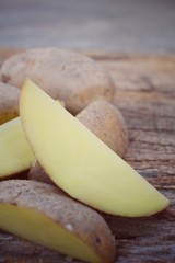 Fresh potatoes