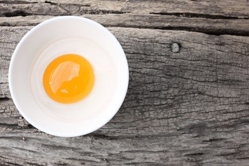 Egg in a bowl