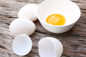 Eggs in a bowl